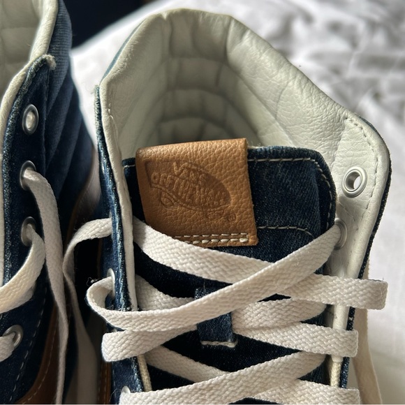 High Top Men’s Vans Denim and Brown - Picture 8 of 8